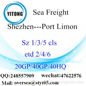 Shenzhen Port Sea Freight Shipping To Port Limon